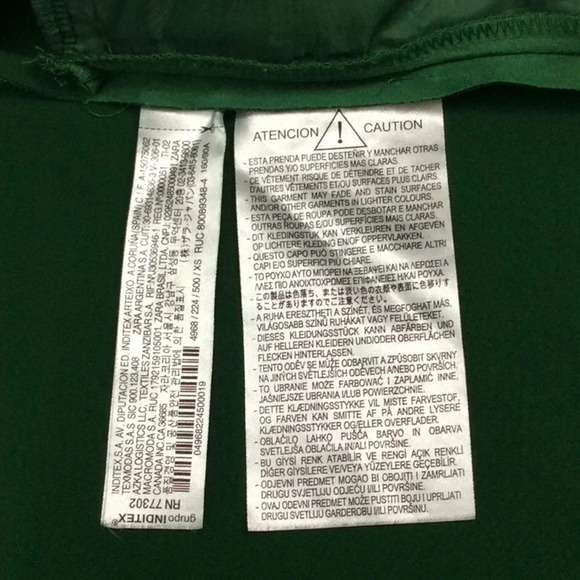 NWOT Zara Faux Suede Overshirt Jacket – Rich Green, Size XS - Picture 8 of 9